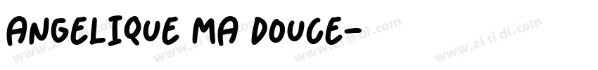 Angelique ma douce字体转换